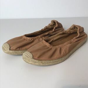 Talbots sz 6.5 nude espadrilles flats